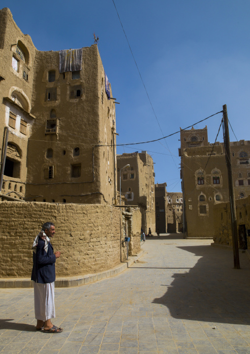 Traditional mudbrick houses, Amran Governorate, Amran, Yemen