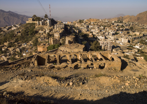 Old market abandonned in a village, Hajjah Governate, Hajjah, Yemen