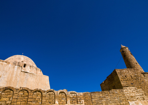 Mosque and minaret, Amran Governorate, Thula, Yemen