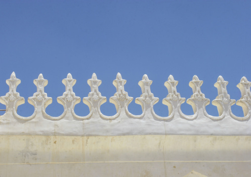 Al-Amiriya mosque crenels, Al Bayda Governorate, Rada, Yemen
