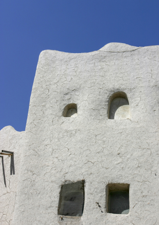 Traditional mudbrick house, Al Bayda Governorate, Rada, Yemen