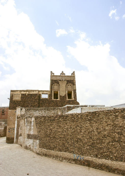 Heritage house in the old town, Al Hudaydah Governorate, Zabid, Yemen
