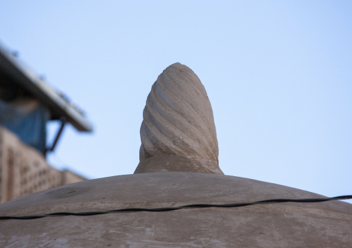 Top of a mosque dome, Amanat Al-Asemah, Sanaa, Yemen