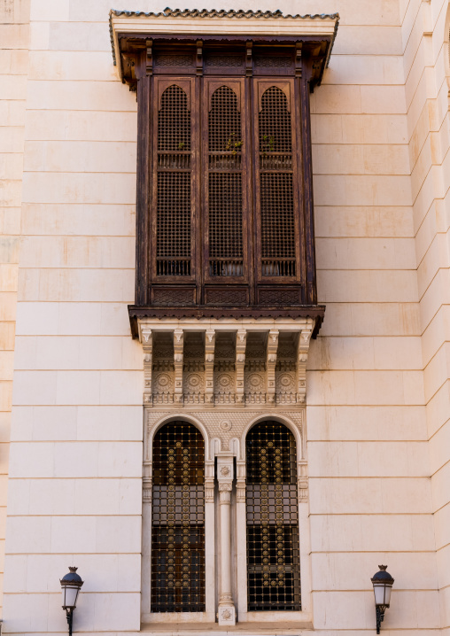 Mashrabiya in Emir Abdelkader Mosque, North Africa, Constantine, Algeria