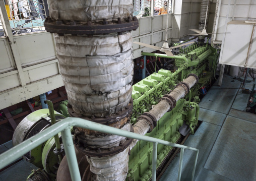 Ferry engine room, Dhaka Division, Dhaka, Bangladesh