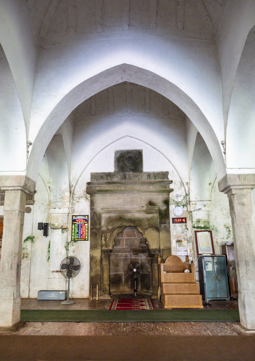One of the Mihrab of the Sixty Dome Mosque or Saith Gunbad Masjid, Khulna Division, Bagerhat, Bangladesh