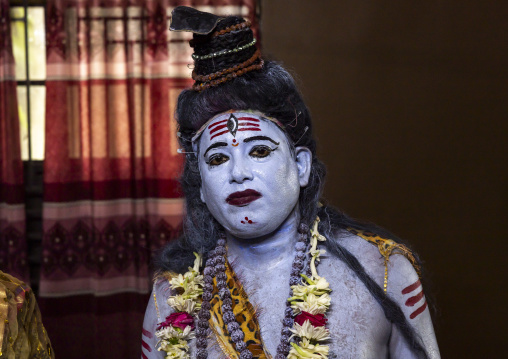 Lord Shiva during Lal Kash festival, Dhaka Division, Munshiganj, Bangladesh