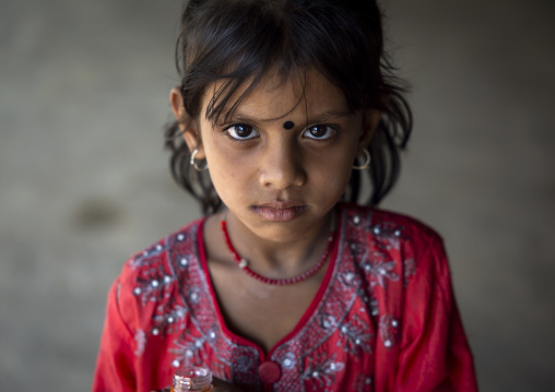 Portrait of a hindu bangladeshi girl, Sylhet Division, Kamalganj, Bangladesh