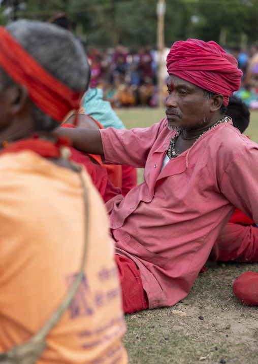 Devotees during Charak Puja hindu festival, Sylhet Division, Kamalganj, Bangladesh