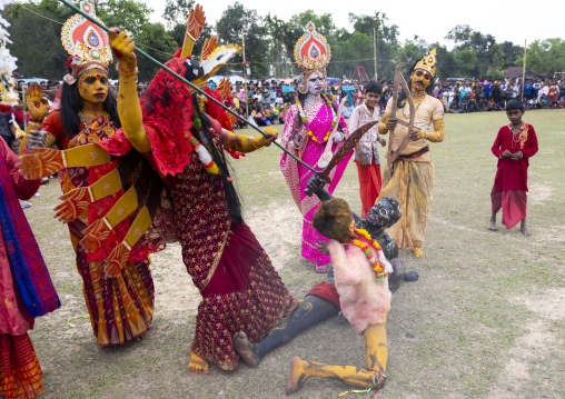 Parvati the wife of Shiva in Charak Puja hindu festival, Sylhet Division, Kamalganj, Bangladesh