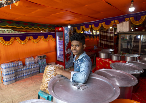 Bangladeshi boy in a restaurant, Chittagong Division, Comilla, Bangladesh