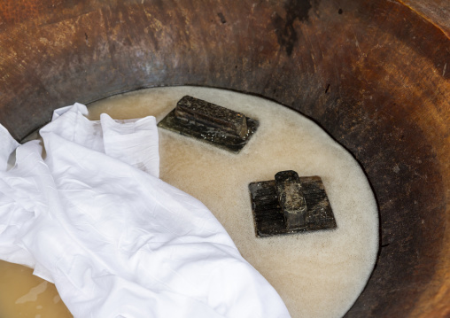 Block prints in a batik factory, Chittagong Division, Comilla, Bangladesh