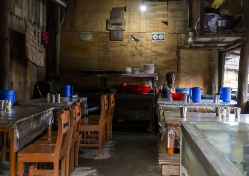 Bangladeshi man in a restaurant, Chittagong Division, Chittagong, Bangladesh