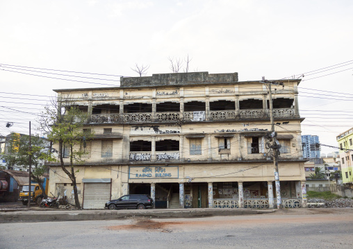 Old colonial Rashid building, Chittagong Division, Chittagong, Bangladesh