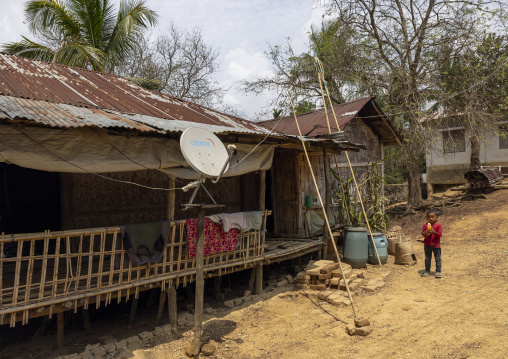 House in a village, Chittagong Division, Rowangchhari, Bangladesh