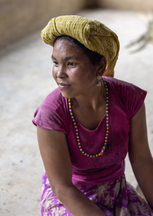 Murong ethnic group young woman, Chittagong Division, Bandarban, Bangladesh