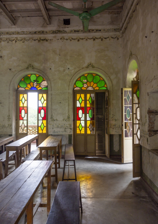 Classroom in an heritage house at Pakutia Zamindar Bari, Dhaka Division, Nagarpur, Bangladesh