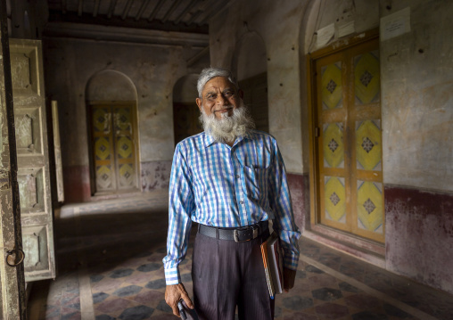 Teacher in a school at Pakutia Zamindar Bari, Dhaka Division, Nagarpur, Bangladesh