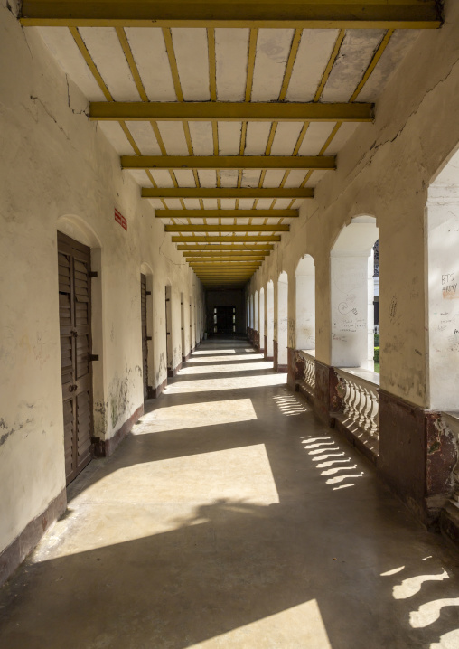 Corridor in Tajhat Palace, Rangpur Division, Rangpur, Bangladesh