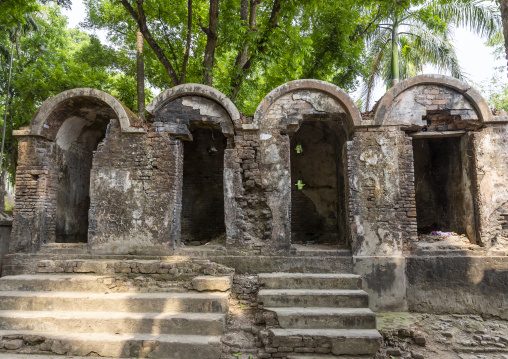 Puthia Rajbari palace toilets for the guards, Rajshahi Division, Puthia, Bangladesh