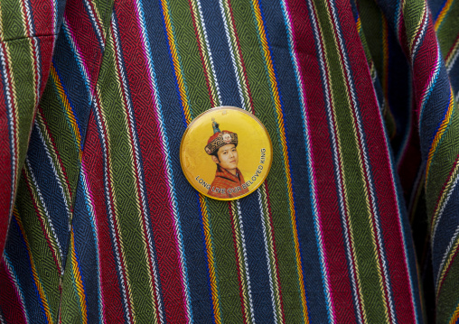 Jigme Khesar Namgyel Wangchuck badge, Chang Gewog, Thimphu, Bhutan