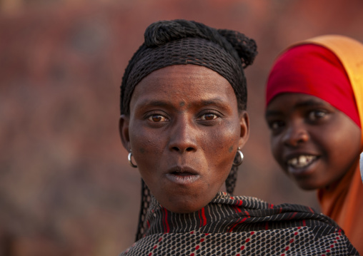 Portrait of a surprised oromo woman, Dire Dawa woreda, Dire Dawa, Ethiopia