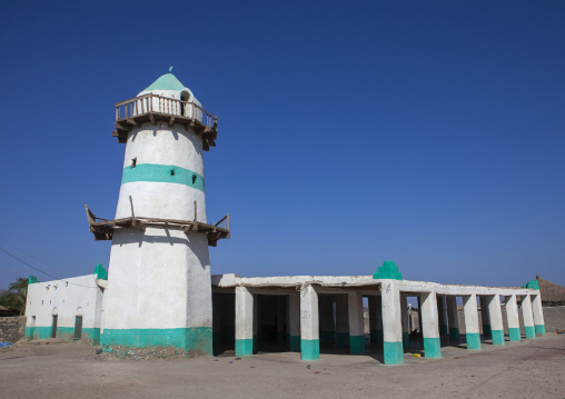 Big mosque minaret, Assaita, Afar regional state, Ethiopia