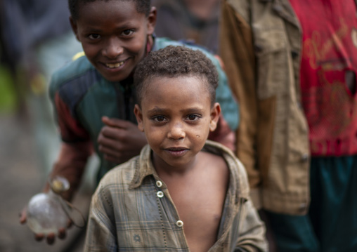 Ethiopian boys, Addis Ababa region, Addis Ababa, Ethiopia