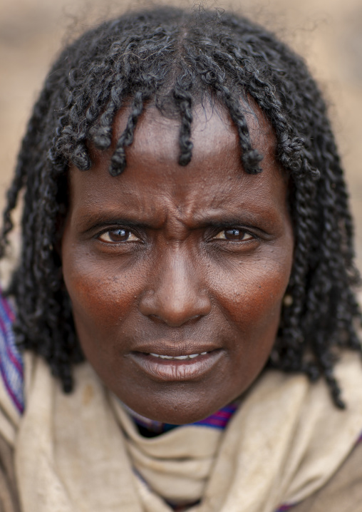 Portrait of a Karrayyu woman, Oromia, Metahara, Ethiopia
