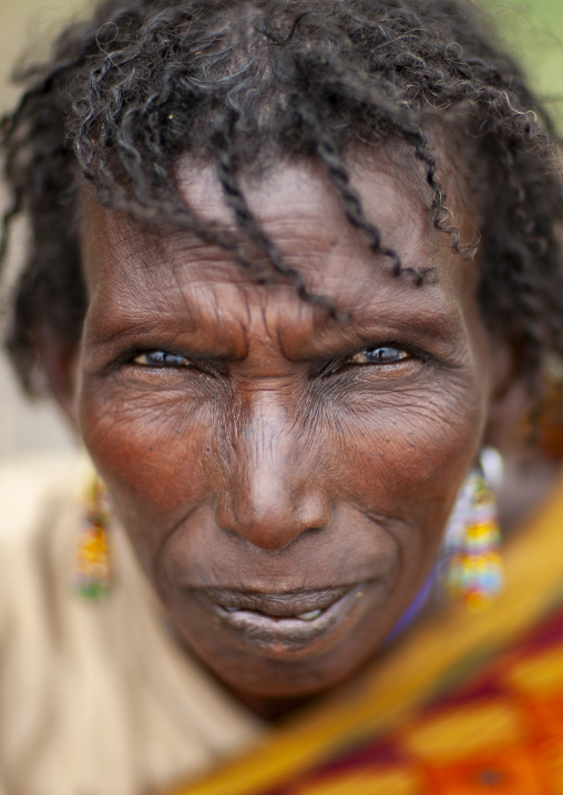 Portrait of a Karrayyu woman, Oromia, Metahara, Ethiopia