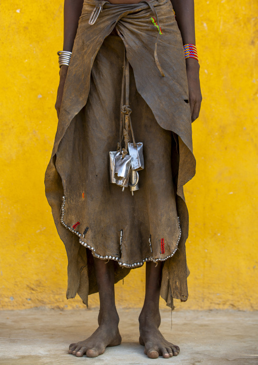 Feet of a Dassanech tribe woman, Omorate, Omo valley, Ethiopia