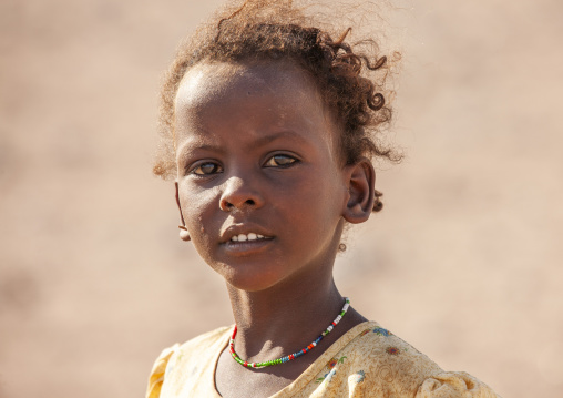 Young afar girl, Obock Region, Khor angar, Djibouti