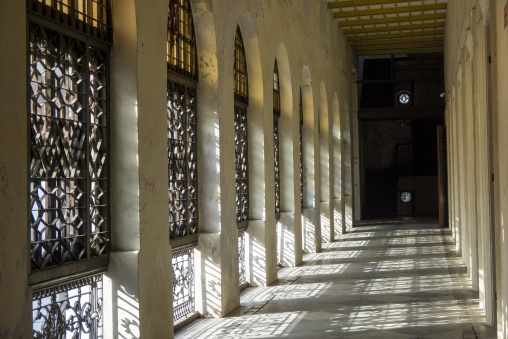 Corridor in Tajhat Palace, Rangpur Division, Rangpur, Bangladesh