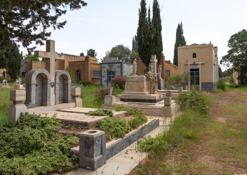 Old graves from the italian colonial era, Central region, Asmara, Eritrea
