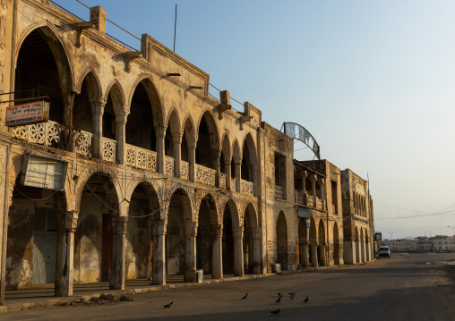 Old ottoman architecture building, Northern Red Sea, Massawa, Eritrea