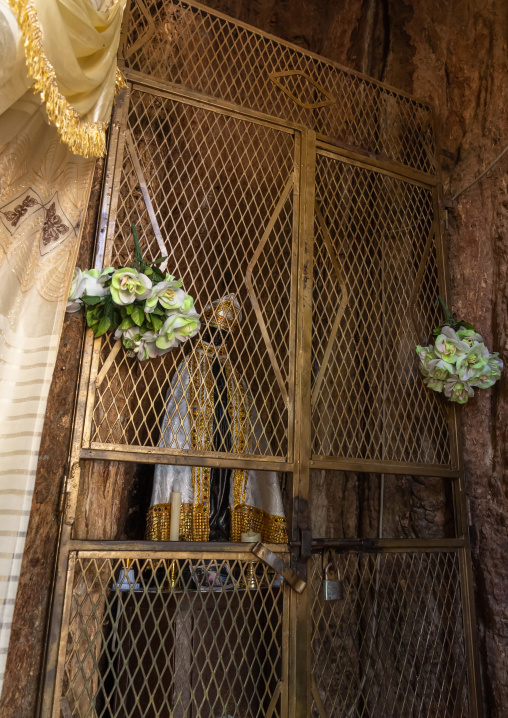 Black virgin in Baobab At Mariam Dearit, Semien-Keih-Bahri, Keren, Eritrea