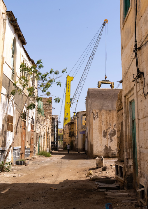 View of the old city and the port, Northern Red Sea, Massawa, Eritrea