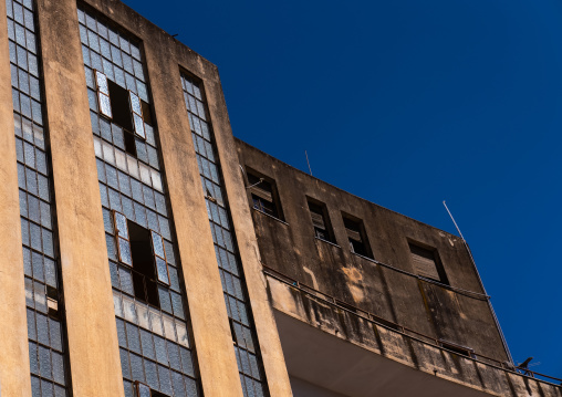 Old building from the italian colonial times, Central Region, Asmara, Eritrea