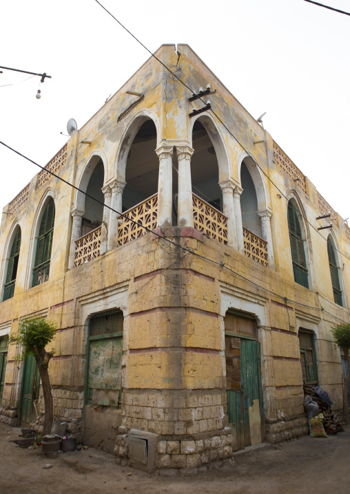 Old ottoman house, Northern Red Sea, Massawa, Eritrea