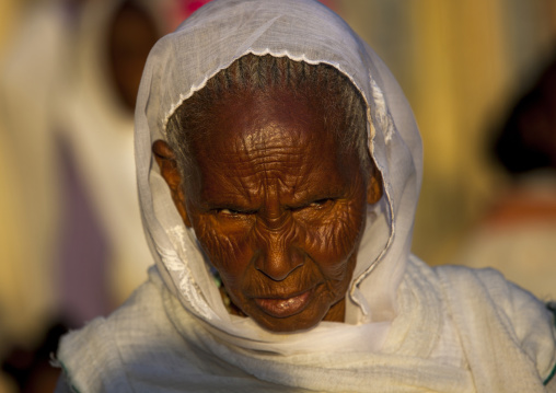 Old eritrean woman, Central Region, Asmara, Eritrea