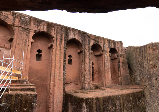 Bete Gabriel Rufael rock-hewn church, Amhara Region, Lalibela, Ethiopia