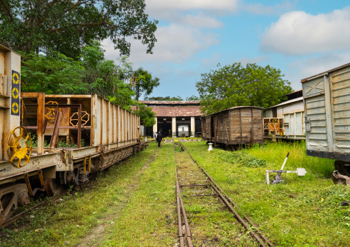 Old trains in the station, Dire Dawa Region, Dire Dawa, Ethiopia