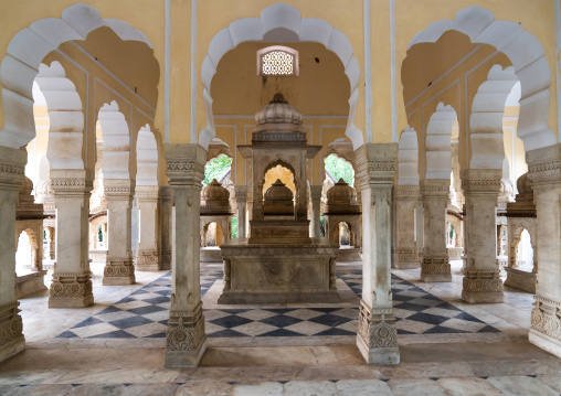 Gaitore Ki Chhatriyan cenotaph, Rajasthan, Jaipur, India