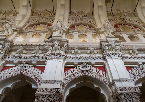 Thirumalai Nayakar Palace ceiling, Tamil Nadu, Madurai, India