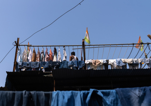 Dhobi Ghat open air laundromat, Maharashtra state, Mumbai, India
