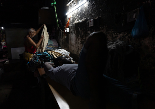 Laundry Workers in Dhobi Ghat, Maharashtra state, Mumbai, India