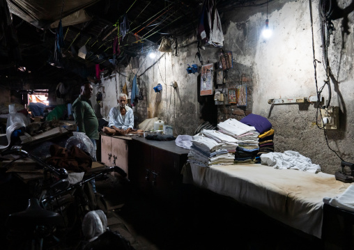 Laundry Workers in Dhobi Ghat, Maharashtra state, Mumbai, India