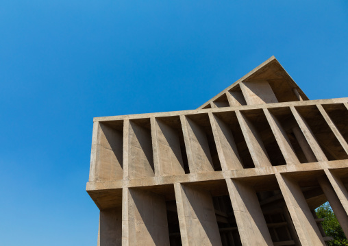 Tower of shadows designed by Le Corbusier, Punjab State, Chandigarh, India