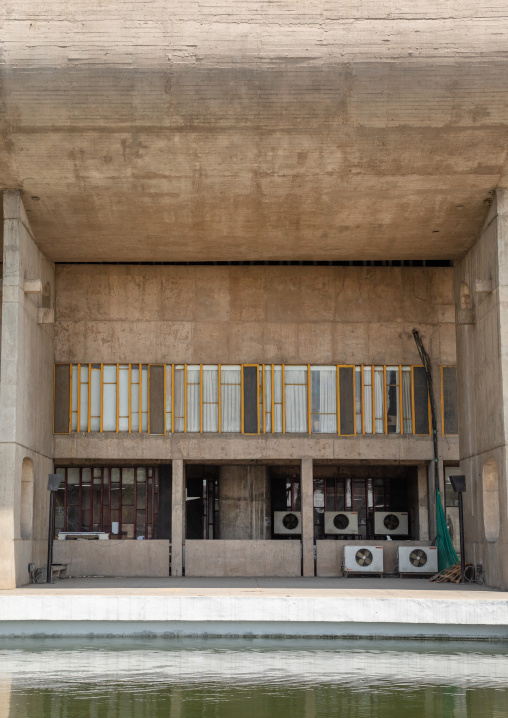 Palace of Assembly designed by Le Corbusier, Punjab State, Chandigarh, India