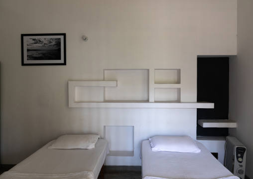 House type 4-J bedroom in Pierre Jeanneret museum, Punjab State, Chandigarh, India
